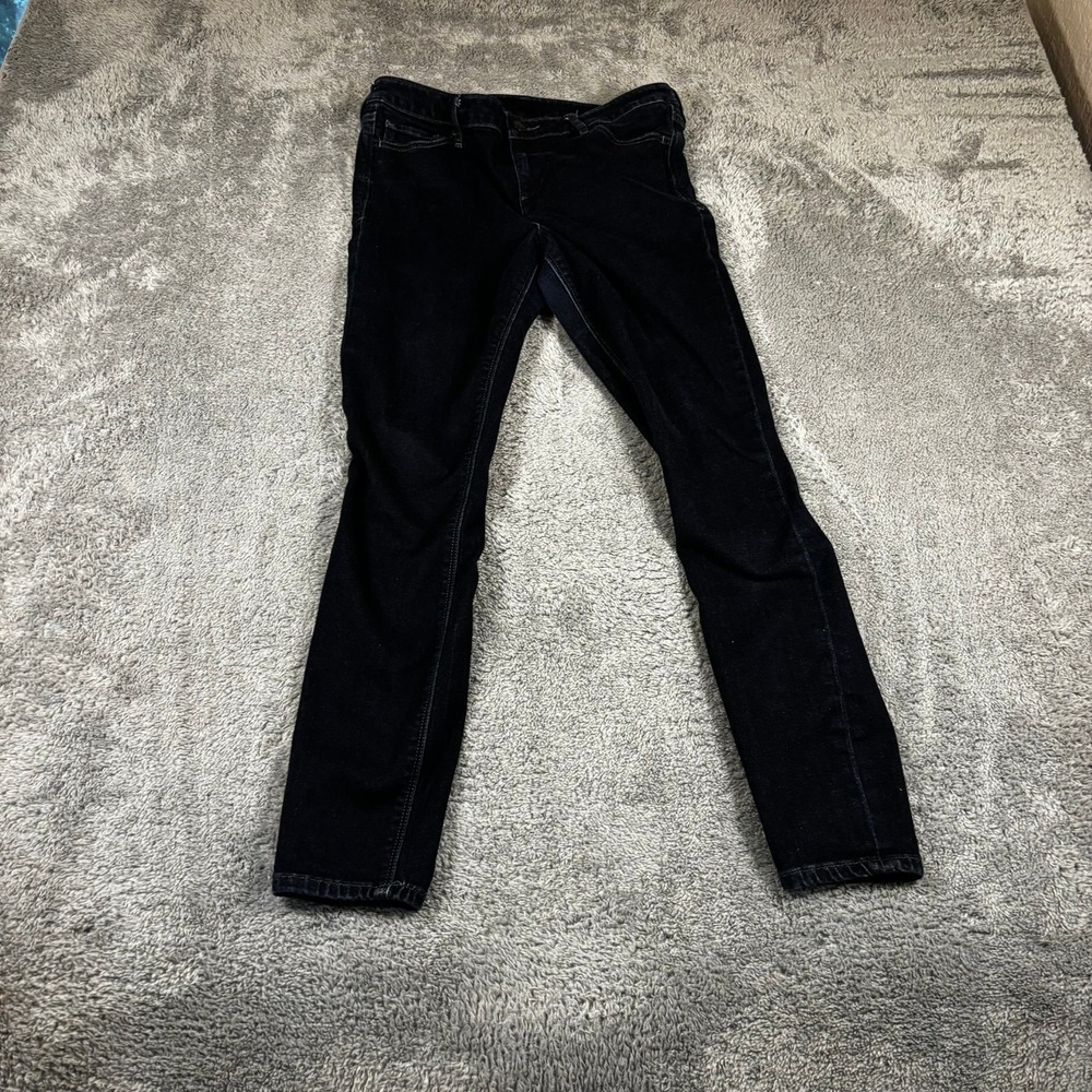 Armani Exchange Super Skinny Jeans Dark Indigo Blue Denim Size 29